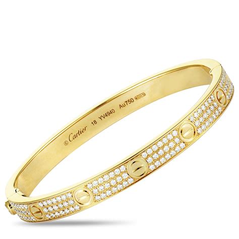 cartier bangle bracelet diamonds|cartier bracelet full diamond.